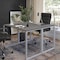 Flash Furniture 47"L Commercial Industrial Office Desk-Rustic Gray GC-GF156W-12-GRY-GG - alternate 7
